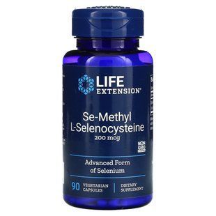 Life Extension, Семиметил L-селеноцистеин, 200 мкг, 90 вегетарианских капсул купить в Киеве и Украине