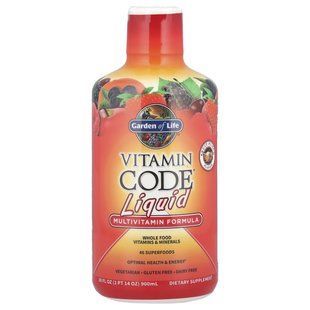 Liquid Raw Multivitamins with a flavor of fruit punch.