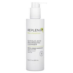 Replenix, Discoloration, очищувальний засіб із гліколевою кислотою, 200 мл (6,7 рідк. унції)