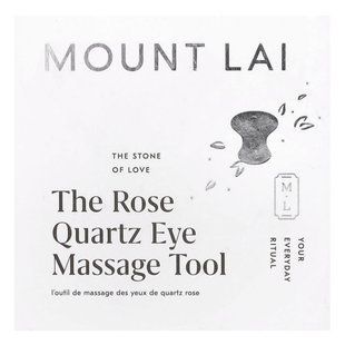 Massager for the area around the eyes from rose quartz, Mount Lai, 1 pc.