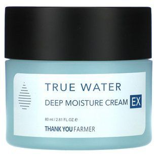 Thank You Farmer, True Water, глибоко зволожувальний крем EX, 80 мл (2,81 рідк. унції)