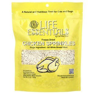 Cat-Man-Doo, Life Essentials, Freeze Dried Chicken Sprinkles, For Cats and Dogs, 5 oz (142 g) купить в Киеве и Украине