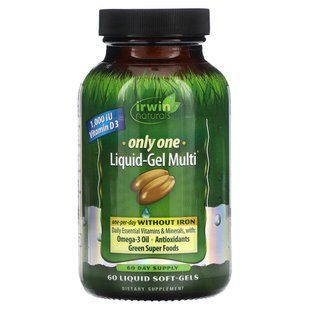 Мультивитамины без железа Irwin Naturals 60 капсул купить в Киеве и Украине