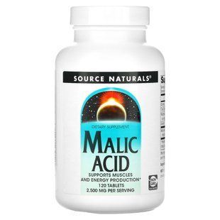 Malic Acid Source Naturals 833 mg 120 tablets