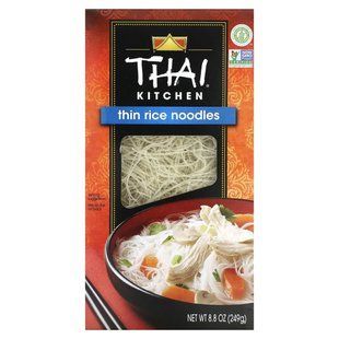 Thai Kitchen, Тонка рисова локшина, 249 г (8,8 унції)