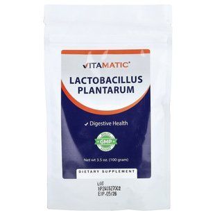 Vitamatic, плантарум (Lactobacillus plantarum), 100 г (3,5 унції)