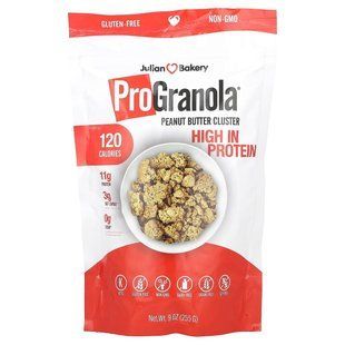 Julian Bakery, ProGranola, Peanut Butter Cluster, 9 oz (255 g) купить в Киеве и Украине