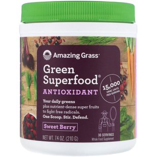 Суперфуд сладкая ягода Amazing Grass (Green Superfood) 210 г купить в Киеве и Украине