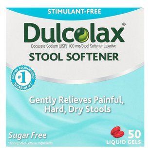 Dulcolax, Stool Softener, 50 Liquid Gels купить в Киеве и Украине