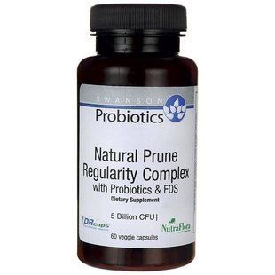 Комплекс регулярности чернослива, Prune Regularity Complex, Swanson, 5 миллиард КОЕ, 60 капсул купить в Киеве и Украине