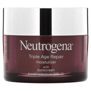 Увлажняющий крем с солнцезащитным кремом, Broad Spectrum SPF25, Neutrogena, 1,7 унции (48 г) купить в Киеве и Украине