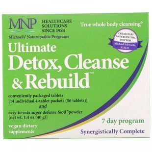 Полное очищение и восстановление организма Michael's Naturopathic (Ultimate Detox Cleanse & Rebuild) 7-дневный курс купить в Киеве и Украине