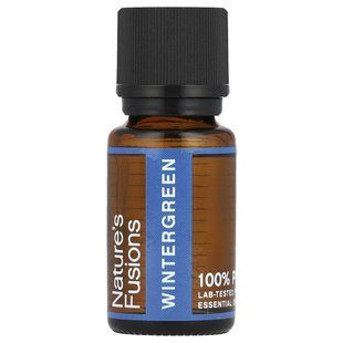 Nature's Fusions, на 100 % чиста ефірна олія Wintergreen, 15 мл