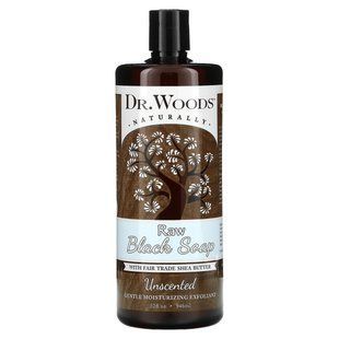 Black Soap with Shea Butter Scentless Dr. Woods (Raw Black Soap) 946 ml