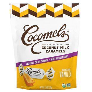 Coconut milk caramels with vanilla flavor Cocomels 100g.