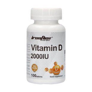 IronFlex, Vitamin D3 2000 IU, 100 tab купить в Киеве и Украине