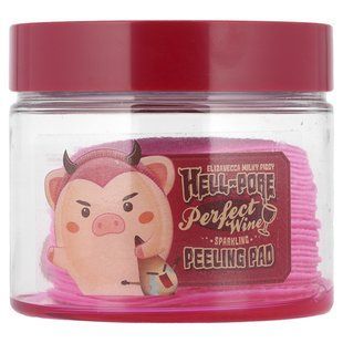 Elizavecca, Milky Piggy, Hell-Pore, Perfect Wine Sparkling Peeling Pad , 30 Sheets, 6.76 fl oz (200 ml)