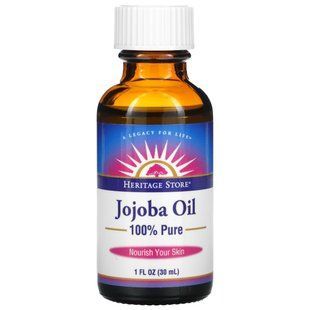 Масло жожоба Heritage Store (Jojoba oil) 30 мл купить в Киеве и Украине