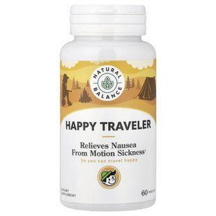 Natural Balance, Happy Traveler, 60 капсул VegCap