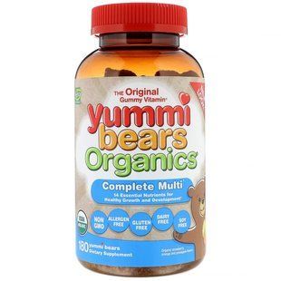 Мультивітаміни для дітей органік полуниця апельсин ананас Hero Nutritional Products (Multi-Vitamin) 180 жувальних цукерок