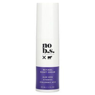No BS Skincare, Retinol Night Cream, 1 fl oz (30 ml) купить в Киеве и Украине