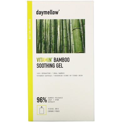 Вітамін, заспокійливий гель з бамбуком, Vitamin, Bamboo Soothing Gel, Daymellow, 300 г
