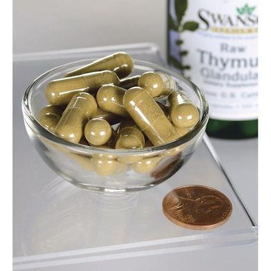 Сырой тимус железистый, Raw Thymus Glandular, Swanson, 500 мг, 60 капсул купить в Киеве и Украине
