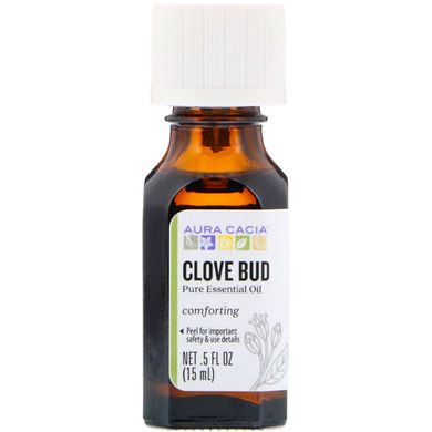 Ефірна олія гвоздики Aura Cacia (Clove Bud) 15 мл