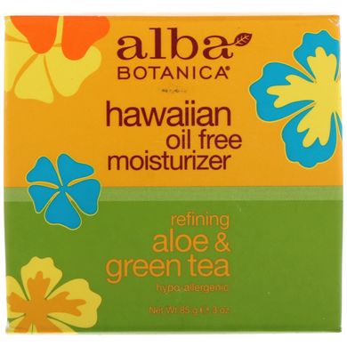 Зволожуючий крем алое і зелений чай гавайський безмасляний Alba Botanica (Moisturizer) 85 м