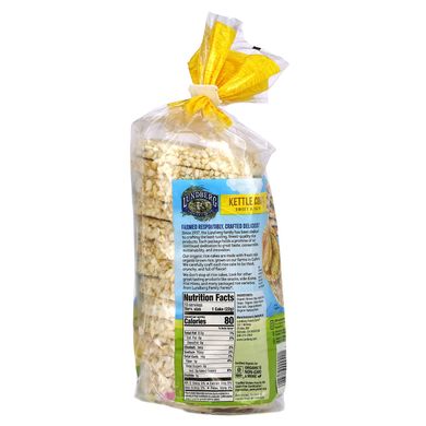 Lundberg, Органічні цільнозернові рисові коржики, кукурудза, солодка та солона, 10 унцій (284 г)