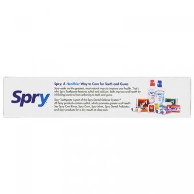 Детский зубной гель Spry, без фтора, натуральные тропические фрукты, Xlear, 5 унций (141 г) купить в Киеве и Украине