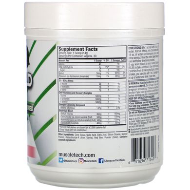 Амінокислоти BCAA, вишневий лимонад, Muscletech, 15,06 унції (427 г)