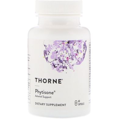 Вітаміни для підтримки надниркових залоз фітізон Thorne Research (Phytisone) 60 капсул