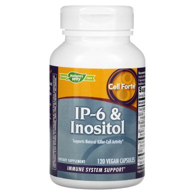 Селл форте, IP-6 з інозитол, Enzymatic Therapy, 120 капсул на рослинній основі