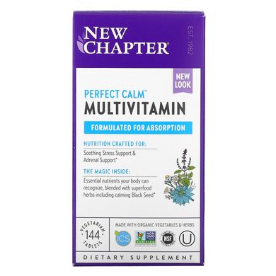 Успокаивающие мультивитамины New Chapter (Multivitamin) 144 таблетки купить в Киеве и Украине