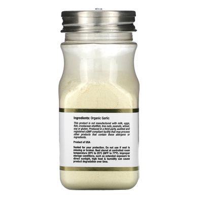 Органічний часниковий порошок California Gold Nutrition (Organic Garlic Powder) 63 г
