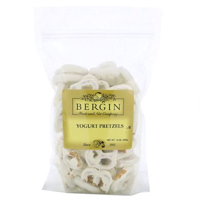 Йогуртові кренделі, Yogurt Pretzels, Bergin Fruit and Nut Company, 283 г