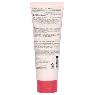 Солодкий пінний очищуючий засіб, персиковий пунш, Tony Moly, 5,07 рідкої унції (150 мл)