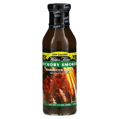 Соус Барбекю Дим Гікорі, Hickory Smoke Barbecue Sauce, Walden Farms, 340 г