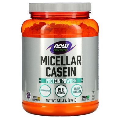 Міцелярний казеїн Now Foods (Micellar Casein Powder) 816 г