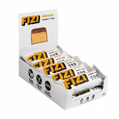 FIZI Protein Bar - 10х45g Hazelnut-Choco FIZI