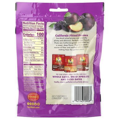 Sun-Maid, Californian pitted prunes, dried plums, 198 g (7 oz)