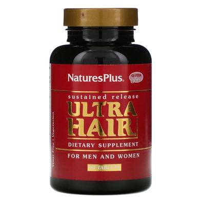 Пищевая добавка «Ультра волосы», для мужчин и женщин, Nature's Plus, 90 таблеток купить в Киеве и Украине