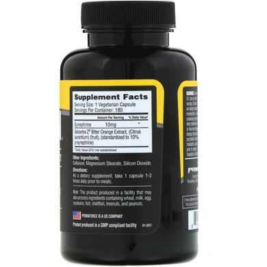 Жироспалювач Syneburn, Primaforce, 10 мг, 180 рослинних капсул