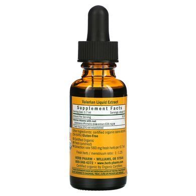 Валериана Herb Pharm (Valerian) 636 мг 30 мл купить в Киеве и Украине