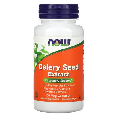 Селера екстракт насіння Now Foods (Celery) 60 капсул