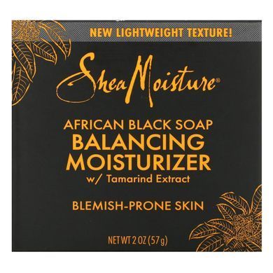 Африканское черное мыло, увлажняющий крем, African Black Soap, Balancing Moisturizer, SheaMoisture, 57 г купить в Киеве и Украине