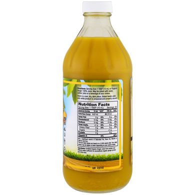 Імбирний сік органік Dynamic Health Laboratories (Ginger Juice) 473 мл