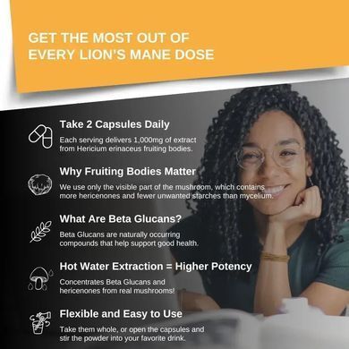 Lion's Mane (Hericium Echinus) for Cognitive Health by Intelligent Labs (120 capsules)