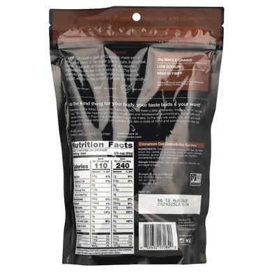 Здорові зерна, вівсяні шматочки з корицею і насінням льону, KIND Bars, 11 унцій (312 г)